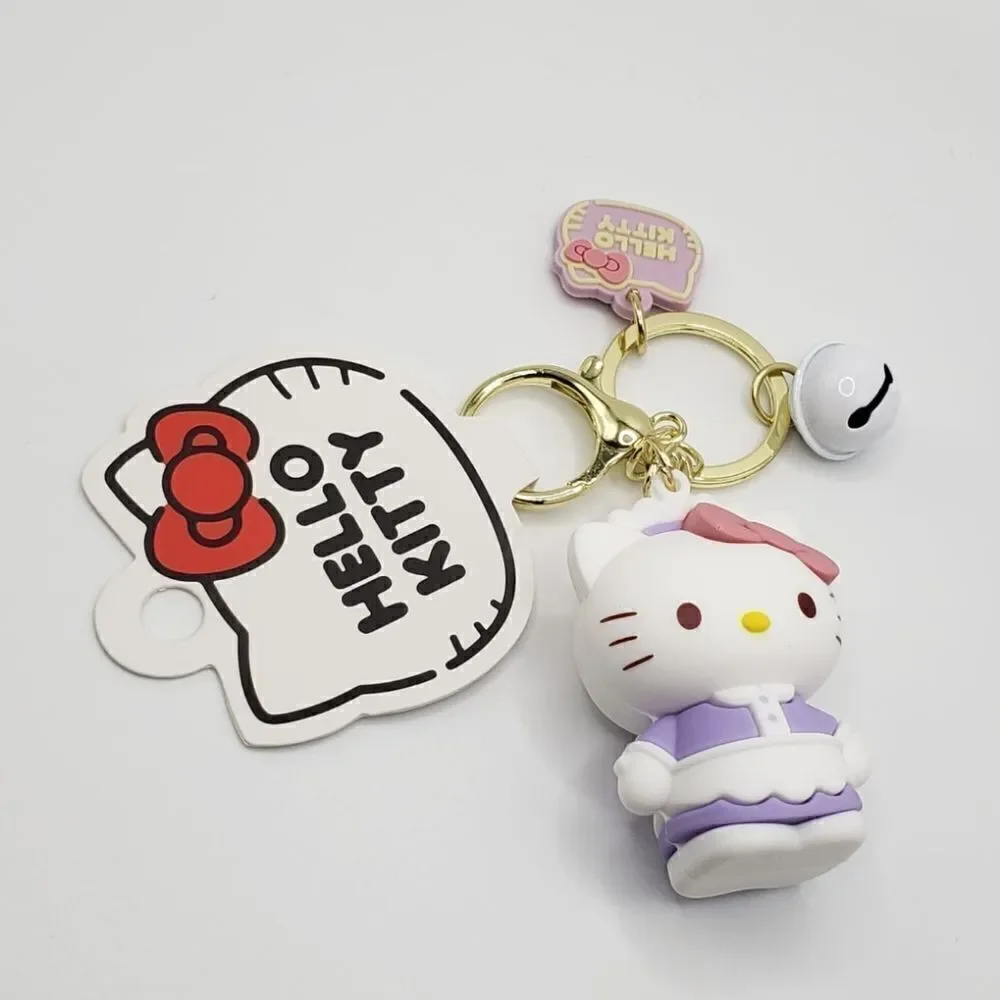 Brand New Hello Kitty Purple Keychain #3 - Picture 3 of 4